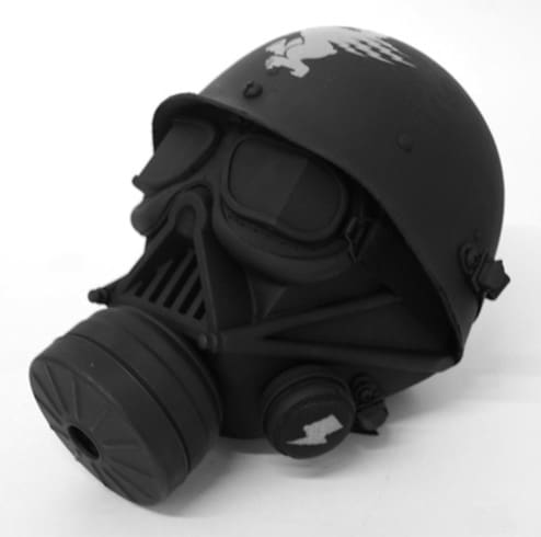 gas mask. The gas mask