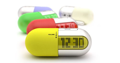 Sequoia-studio Gélule pill Alarm Clock