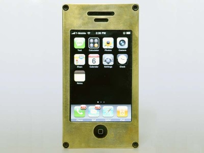 EXOvault Brass iPhone Case