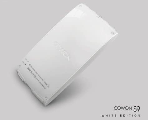 White Cowon S9 Curve 3